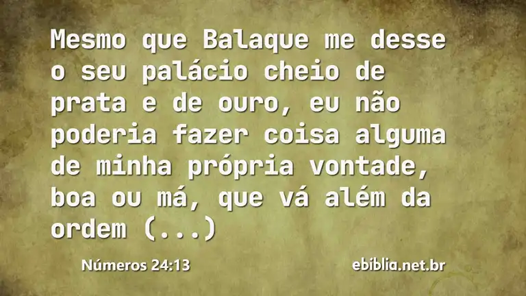 Números 24:13