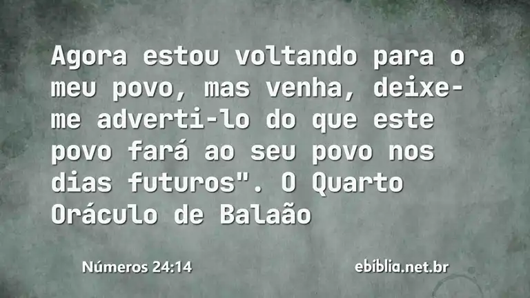 Números 24:14