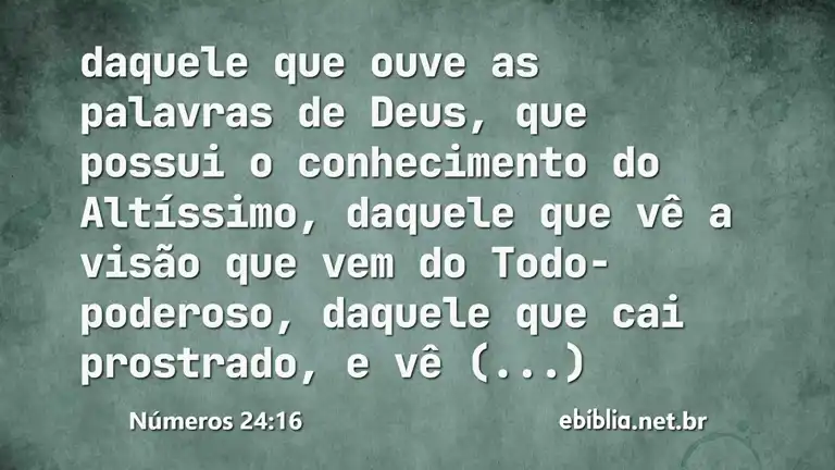 Números 24:16