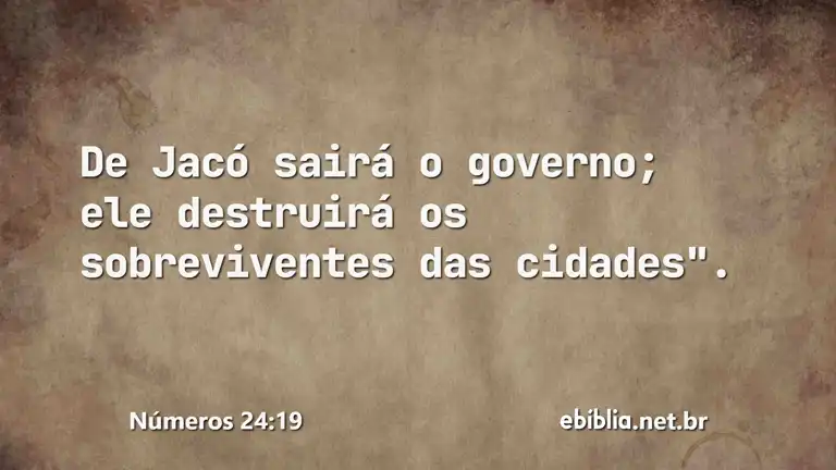 Números 24:19