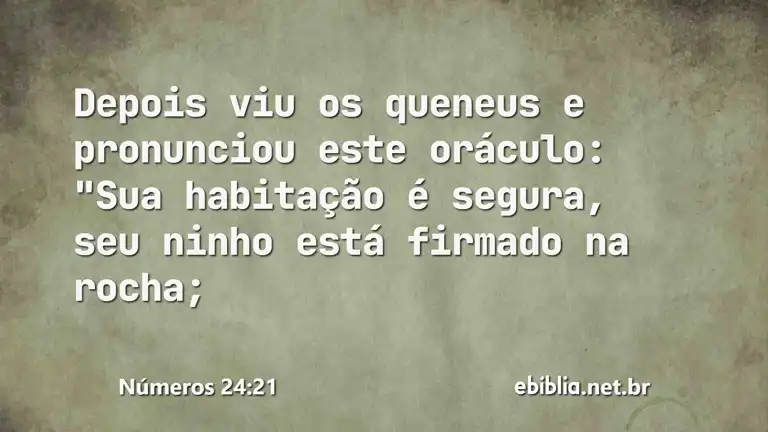 Números 24:21