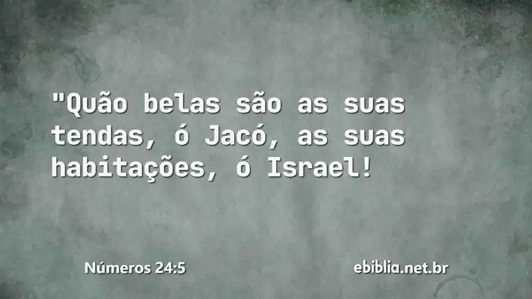 Números 24:5