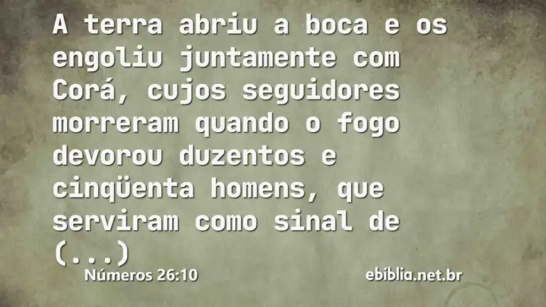 Números 26:10