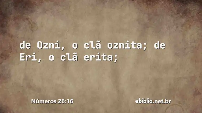 Números 26:16