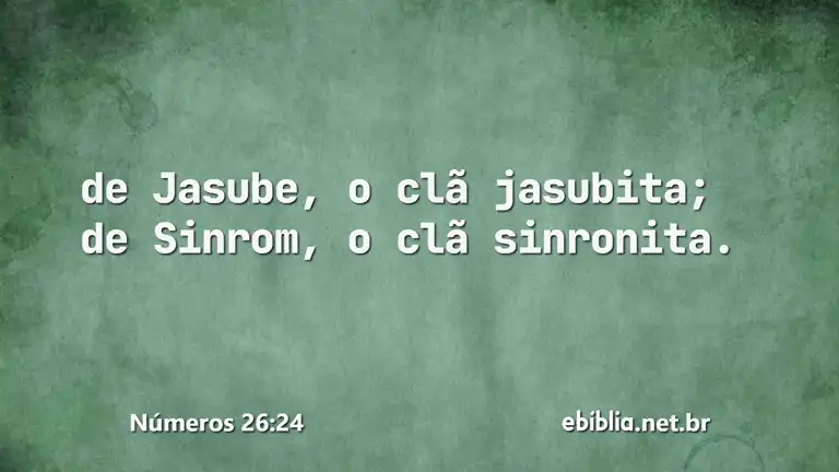 Números 26:24