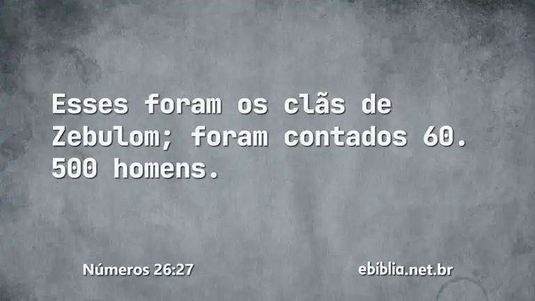 Números 26:27