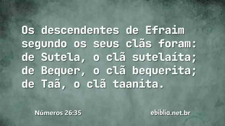 Números 26:35