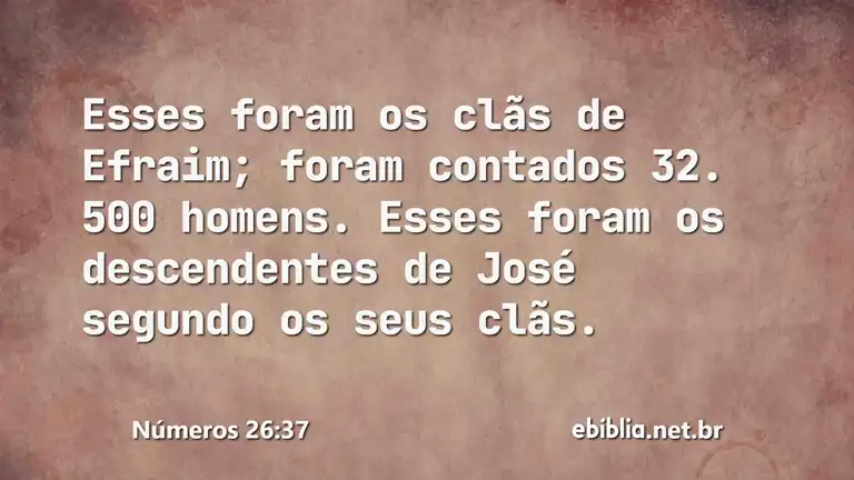 Números 26:37