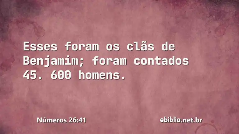 Números 26:41