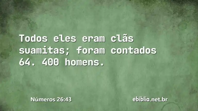 Números 26:43