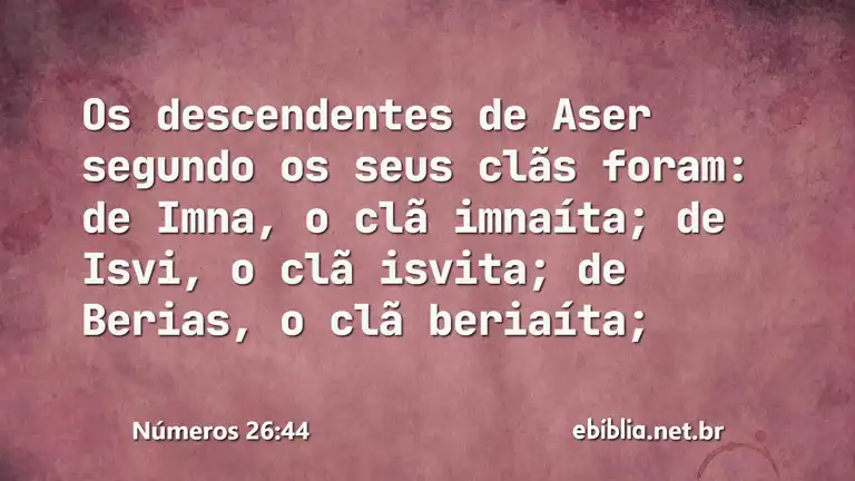 Números 26:44