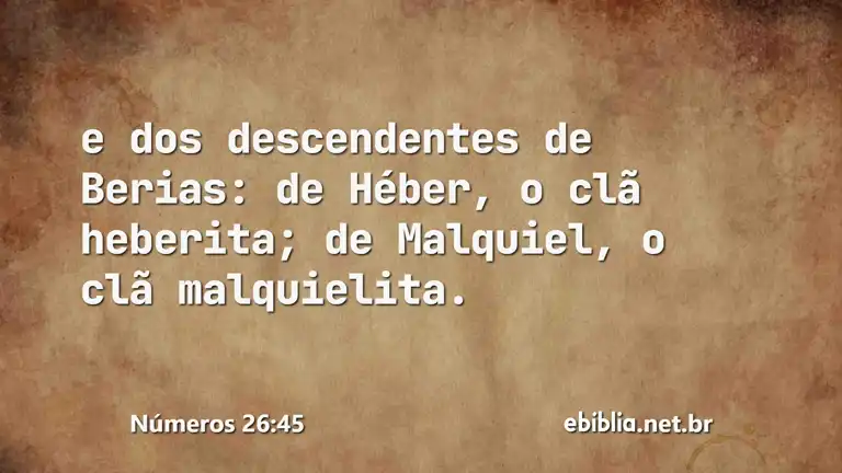 Números 26:45