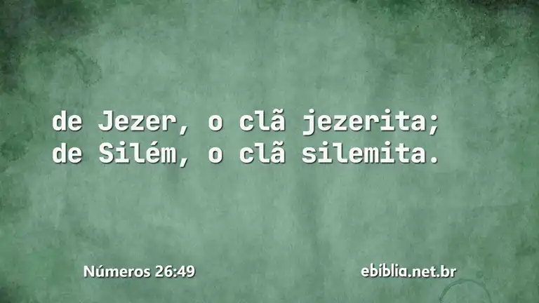 Números 26:49