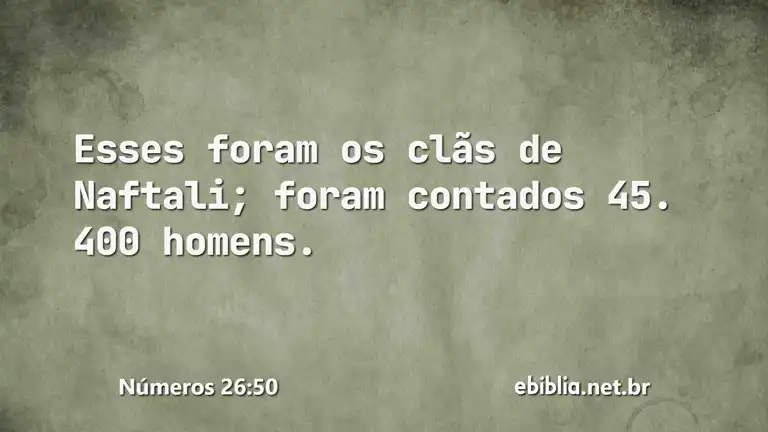 Números 26:50