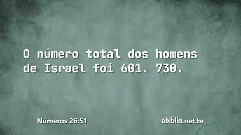 Números 26:51