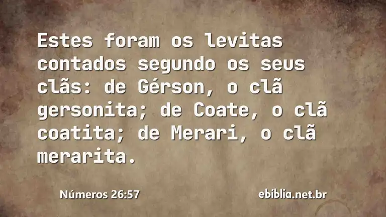 Números 26:57