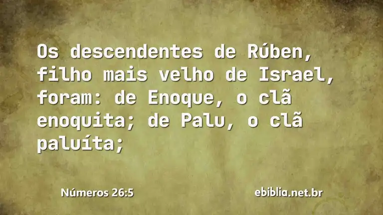 Números 26:5