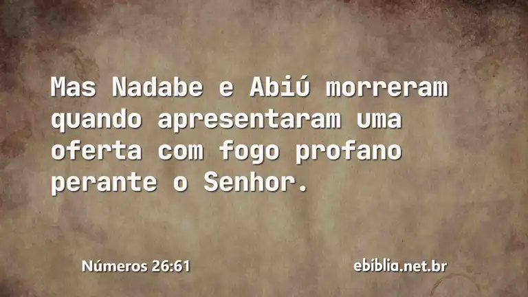 Números 26:61