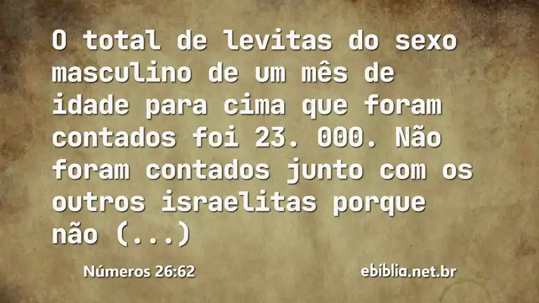 Números 26:62