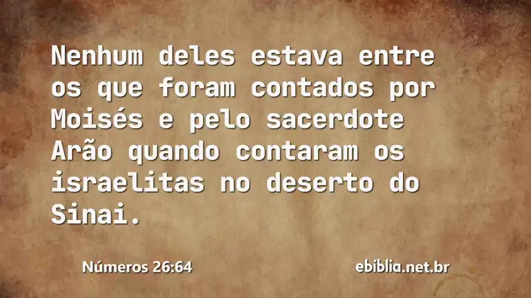 Números 26:64