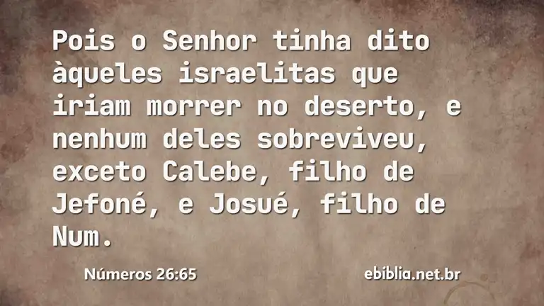 Números 26:65