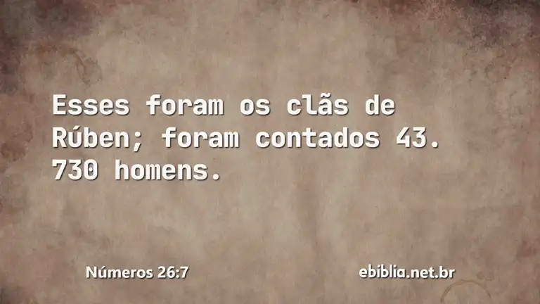 Números 26:7