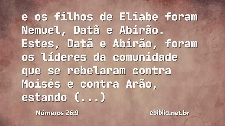 Números 26:9