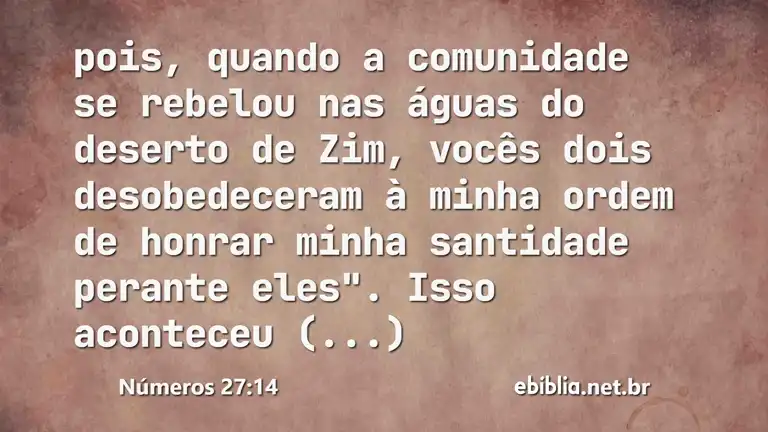 Números 27:14