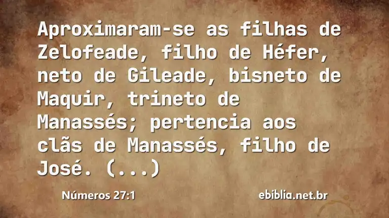 Números 27:1