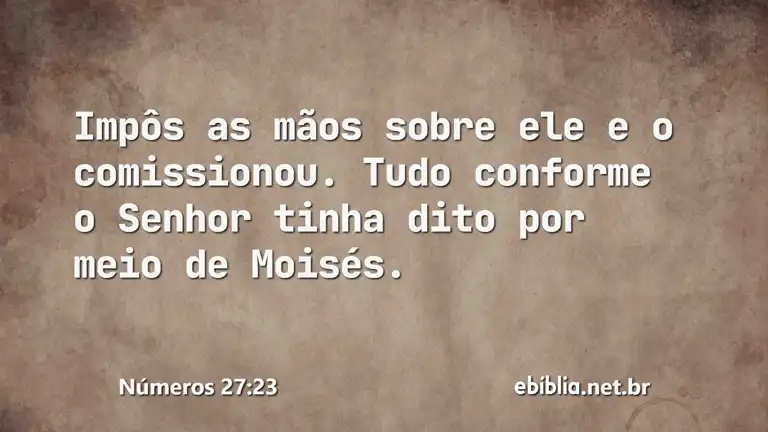 Números 27:23