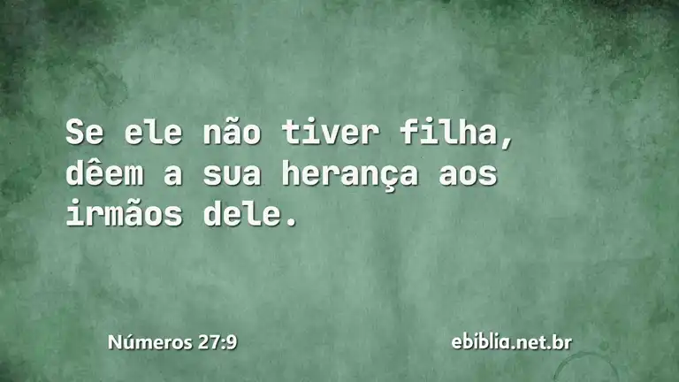 Números 27:9