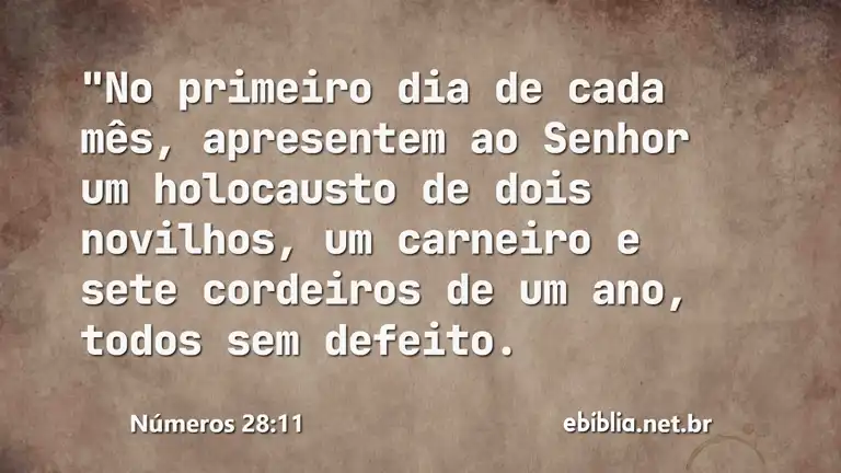 Números 28:11