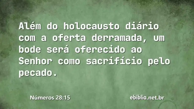 Números 28:15