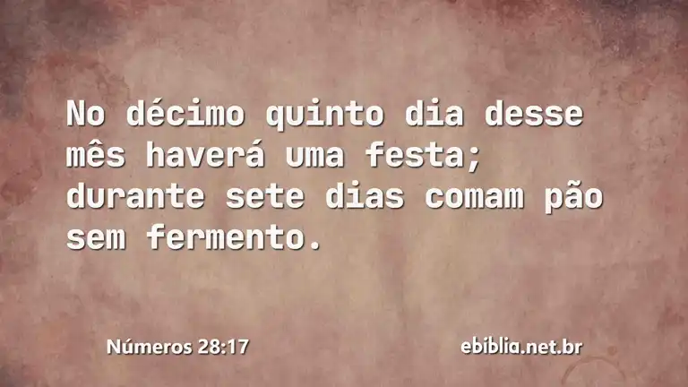 Números 28:17