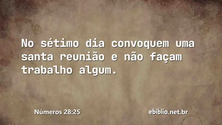 Números 28:25