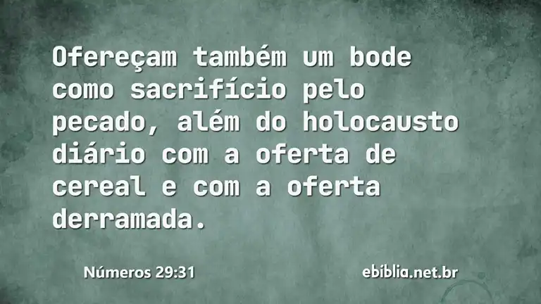 Números 29:31