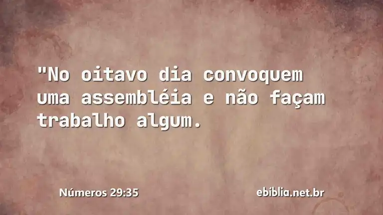 Números 29:35