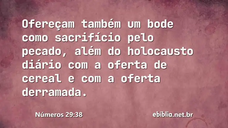 Números 29:38