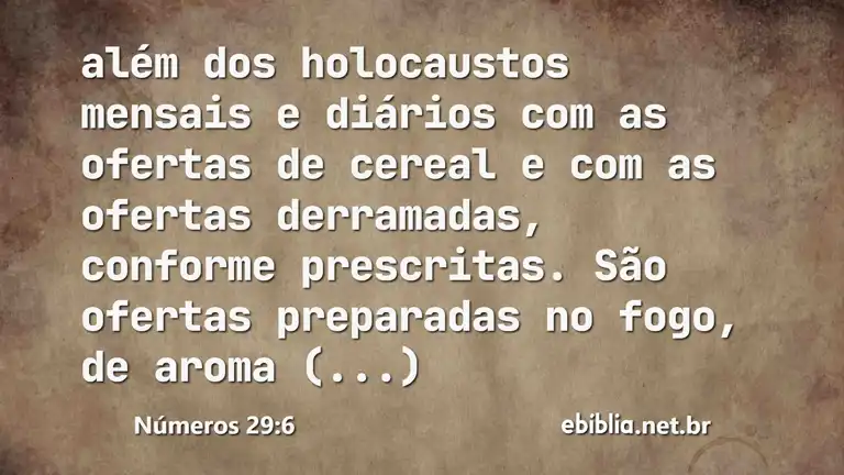 Números 29:6