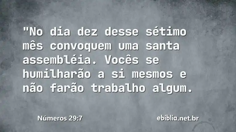 Números 29:7