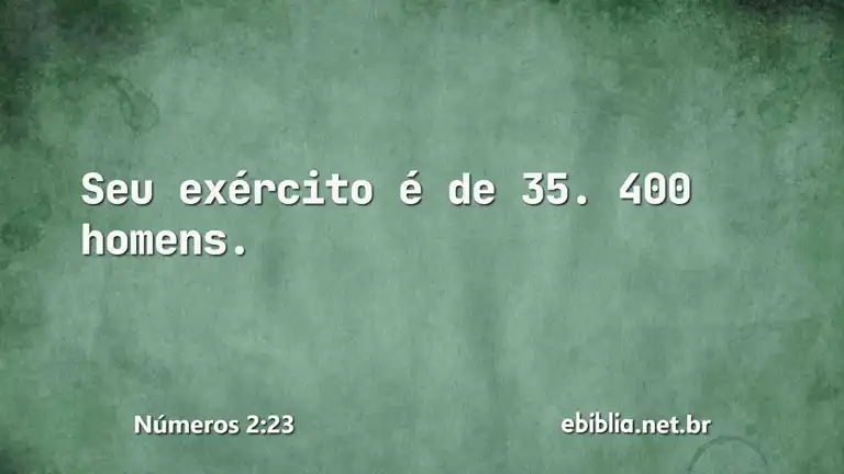 Números 2:23