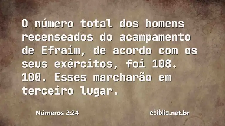 Números 2:24