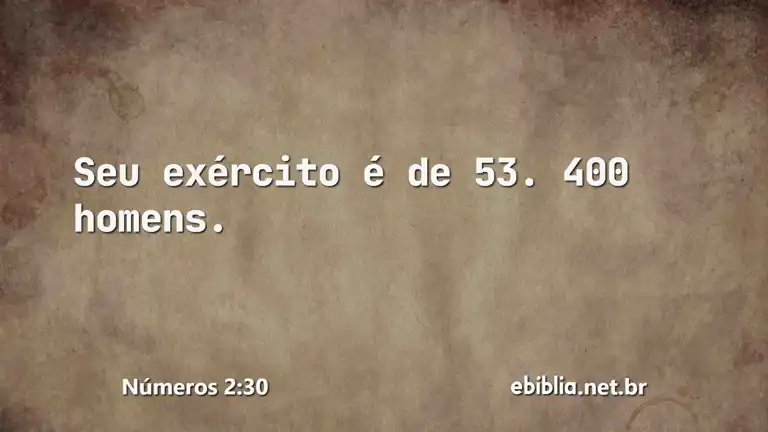 Números 2:30