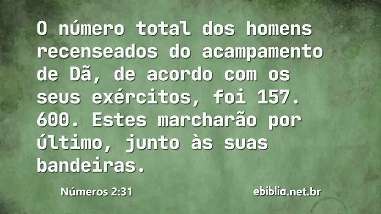 Números 2:31