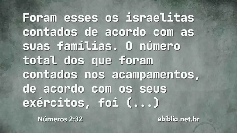 Números 2:32