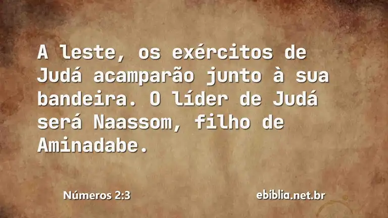 Números 2:3