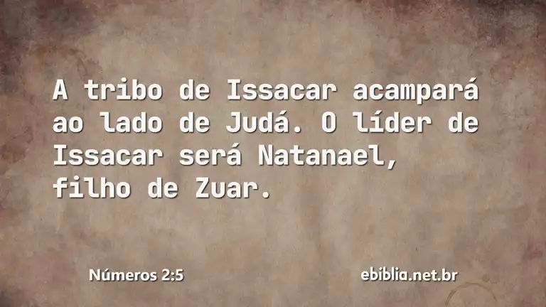 Números 2:5