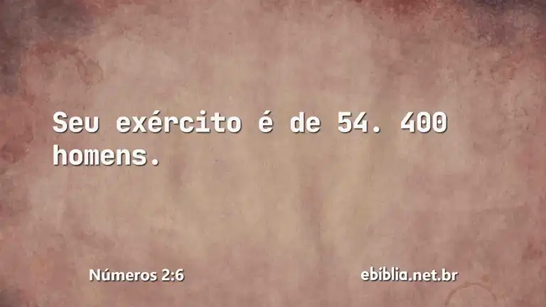 Números 2:6