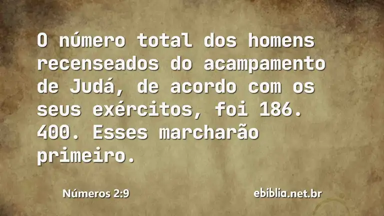 Números 2:9