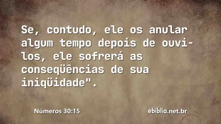 Números 30:15